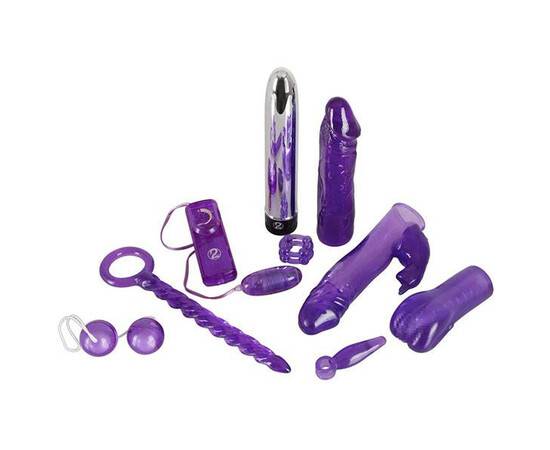Секс комплект от 9 части Purple Toy Set мнения и цена с намаление от sex shop