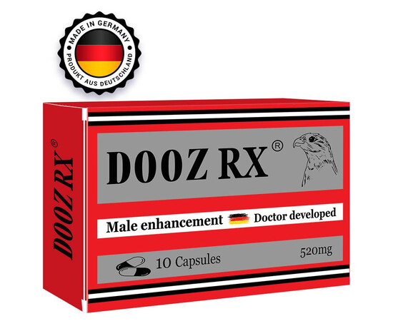 DOOZ Rx 10 капсули за силна ерекция - секс стимулант мнения и цена с намаление от sex shop