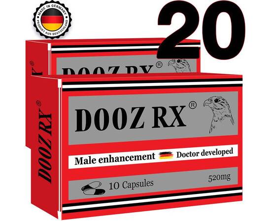 DOOZ Rx 20 капсули за силна ерекция мнения и цена с намаление от sex shop