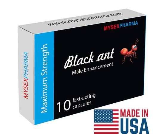 Черна Мравка BLACK ANT 10бр. капсули за ерекция мнения и цена с намаление от sex shop