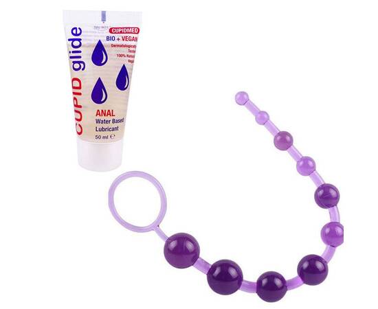 Анална броеница Purple Fancy + подарък лубрикант мнения и цена с намаление от sex shop