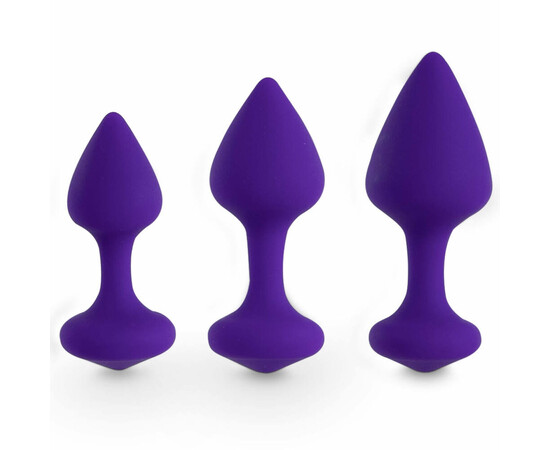 Сет от 3бр анални разширители Feelztoys Bibi Butt Plug Set 3pcs purple мнения и цена с намаление от sex shop