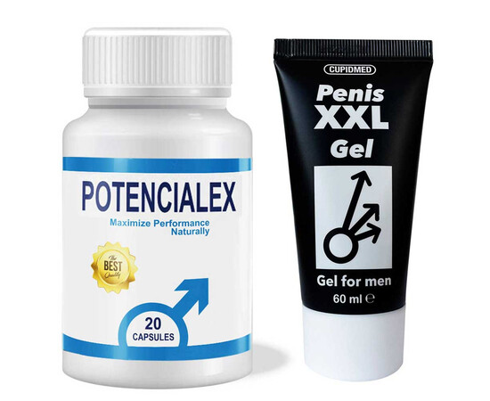 POTENCIALEX капсули секс стимулант за мъже + Гел за увеличаване размера на пениса Penis XXL 60ml мнения и цена с намаление от sex shop