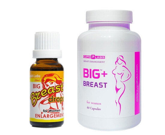 Капсули за уголемяване на бюста Big Breast + Капки за уголемяване на бюста Big Breast drops мнения и цена с намаление от sex shop