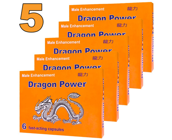 5 x Капсули за ерекция Dragon Power 5x6 капсули мнения и цена с намаление от sex shop