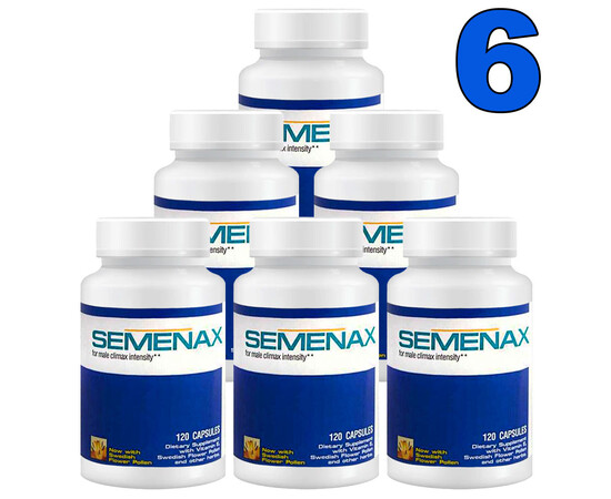 6 x опаковки Semenax капсули за производство на повече сперма мнения и цена с намаление от sex shop