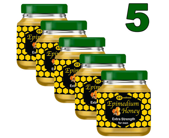 5 x Възбуждащ мед Епимедиум за мъже, Epimedium Honey for men - 5x40гр. мнения и цена с намаление от sex shop