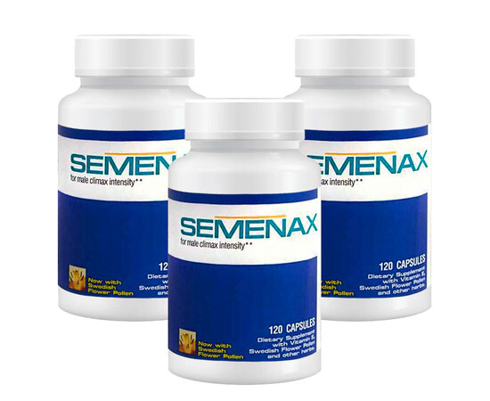 3 x опаковки Semenax капсули за производство на повече сперма мнения и цена с намаление от sex shop