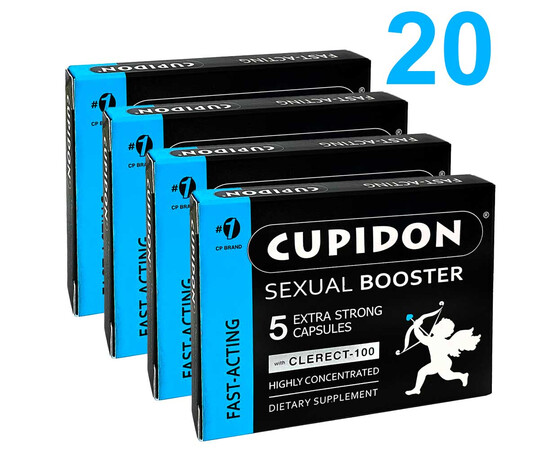 20бр Cupidon Купидон капсули за твърда и продължителна ерекция мнения и цена с намаление от sex shop