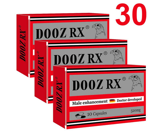 3 х DOOZ Rx 2х10 капсули за силна ерекция - секс стимулант мнения и цена с намаление от sex shop