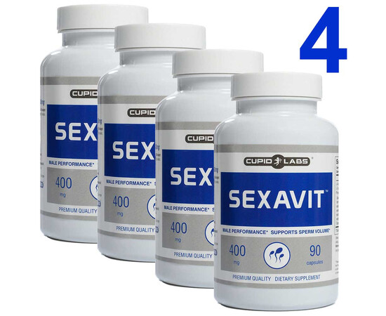 4 x Sexavit за мъжка потентност и повече сперма - 4x90 Капсули мнения и цена с намаление от sex shop