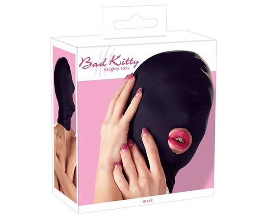 Черна маска за глава Bad Kitty мнения и цена с намаление от sex shop