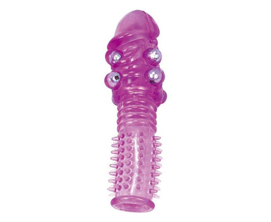 Луксозен перлен пенис накрайник De Luxe Purple мнения и цена с намаление от sex shop