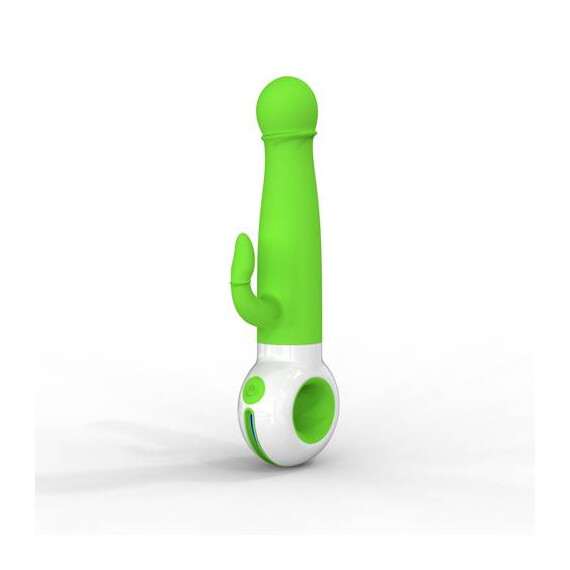Мултифункционален вибратор О-zone Green Odeco + плодов лубрикант  Hi-Tech вибратори