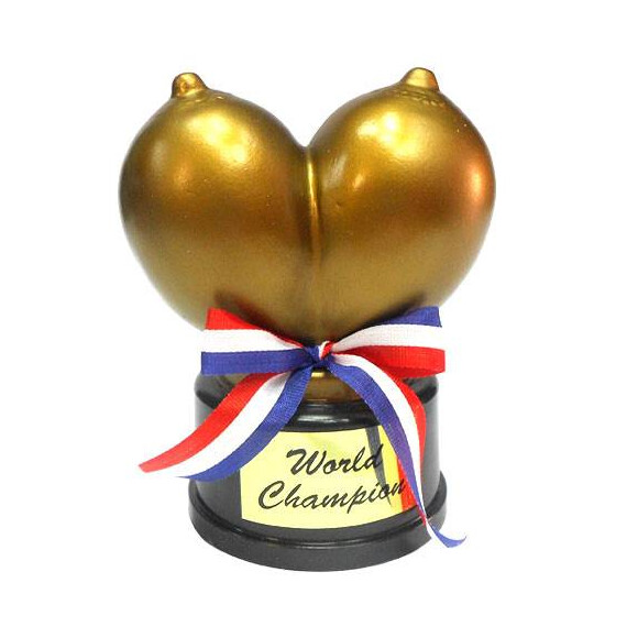 Награда с форма на гърди World Champion  Секс Шеги