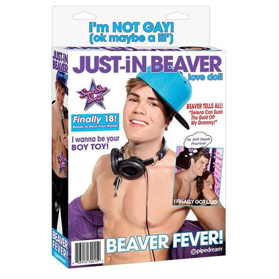 Надуваема кукла Just in Beaver  Подарък за Жена