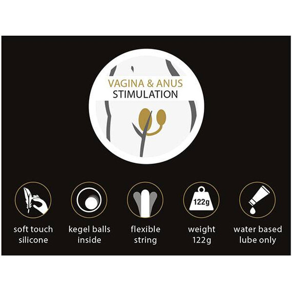 Любовни топчета за вагина и анус Pussy&Ass Balls  Анални вибратори Любовни топчета за вагина и анус Pussy&Ass Balls  Анални вибратори