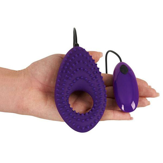 ВИБРО-ЯЙЦЕ И ВИБРО-ПРЪСТЕН COUPLE'S CUSHION PURPLE  Вибро-стимулатори