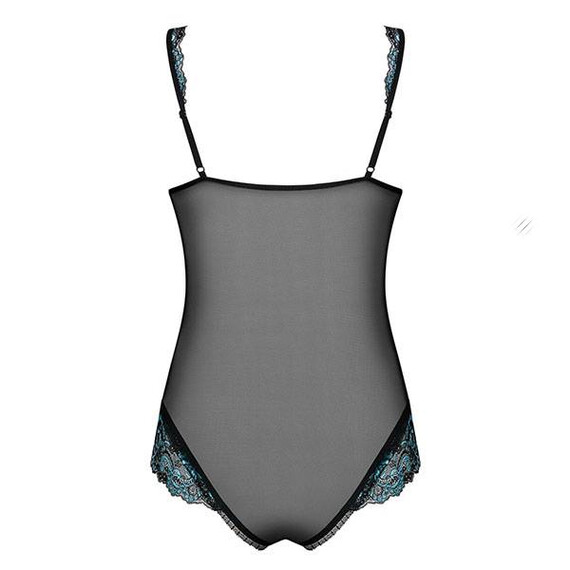 Секси боди Obsessive Amanta Subtle Teddy Black  Секси бодита