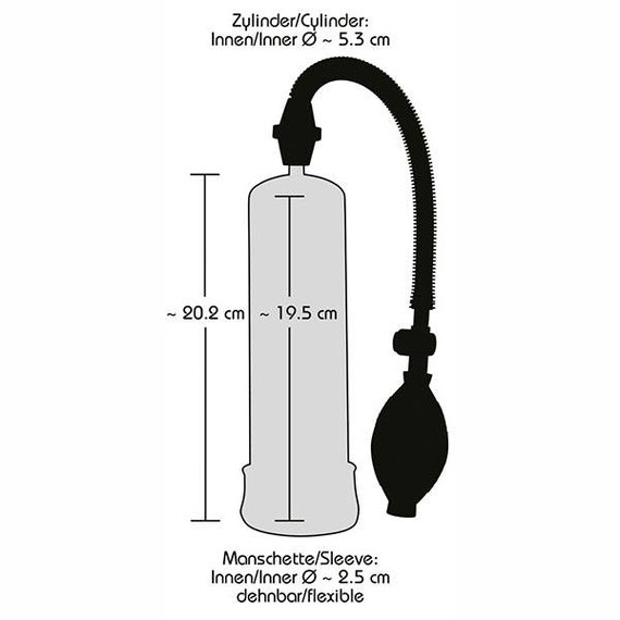 Пенис помпа Bang Bang Black  Пенис Уголемяване