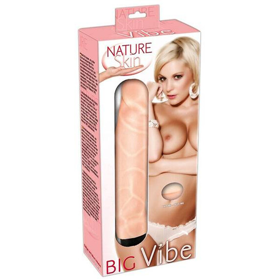 Вибратор Nature Skin Big Vibe  Реалистични вибратори Вибратор Nature Skin Big Vibe  Реалистични вибратори