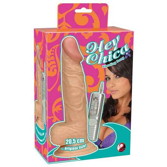 Вибриращо дилдо Hey Chica Vibrating Dong  Вибриращи дилда