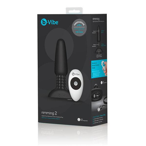 Анален вибратор с ротиращи перли Vibro-Anal plug b-Vibe  Анални вибратори