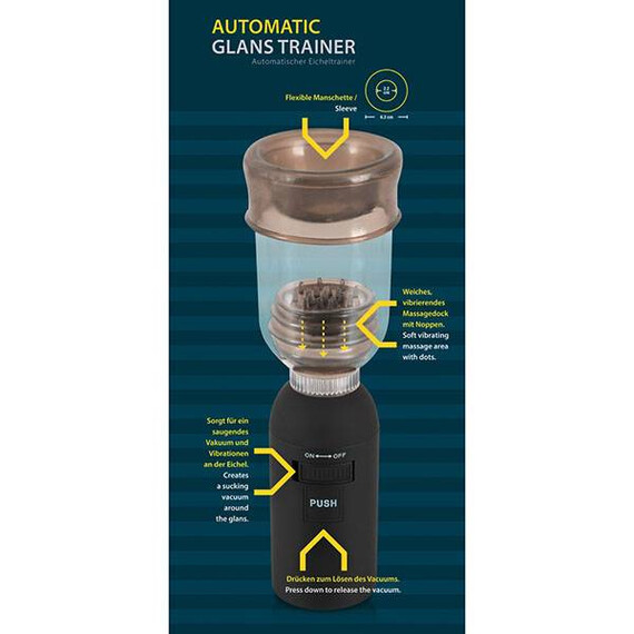 Помпа за главичката на пениса Automatic Glans Trainer  Пенис Уголемяване