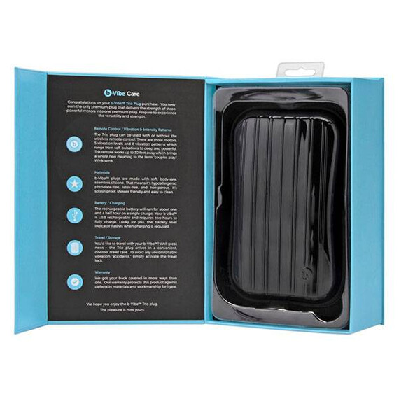 Анален вибратор b-Vibe trio plug  Анални вибратори