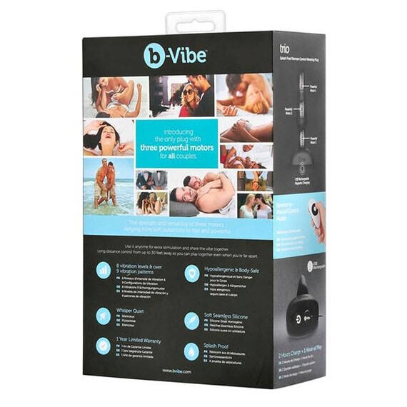 Анален вибратор b-Vibe trio plug  Анални вибратори