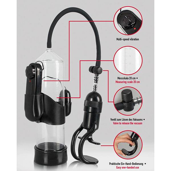 Вибро пенис помпа Mister Boner Vibrating Pump  Пенис Уголемяване