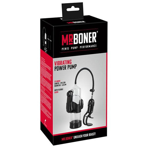 Вибро пенис помпа Mister Boner Vibrating Pump  Пенис Уголемяване