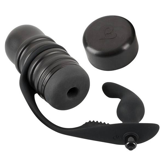 Мастурбатор с вибриращ простатен масажор Rebel&Rocks Off - The Surge Black  Простатни масажори