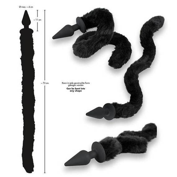 Анален разширител с опашка Bad Kitty  Анални разширители