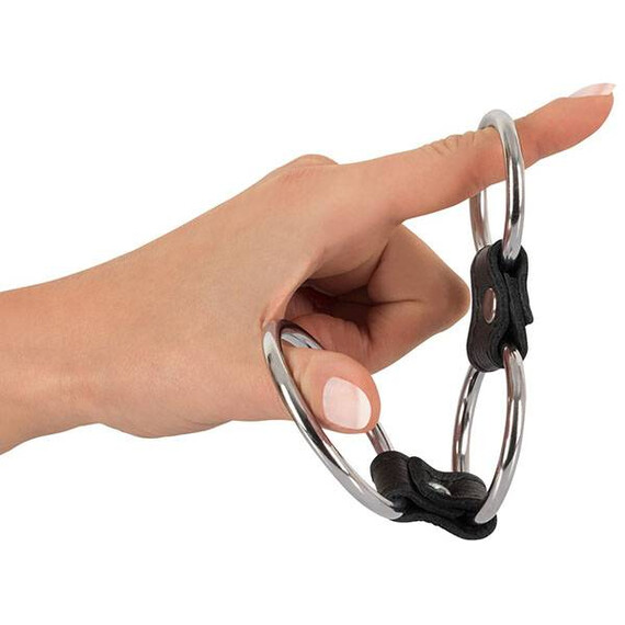 Пенис пристегач с метални рингове  Пенис Пристегачи