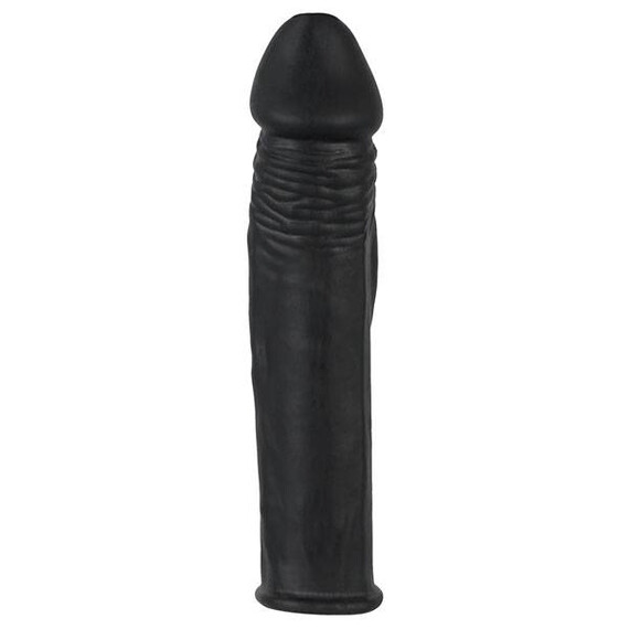 Пенис накрайник Silicone Extension Black  Пенис Накрайници