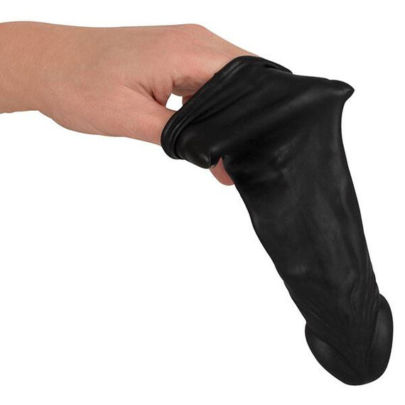 Пенис накрайник Silicone Extension Black  Пенис Накрайници