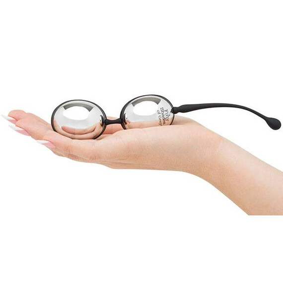 Вагинални топчета Inner Goddess Silver Jiggle Balls  Fifty Shades of Grey