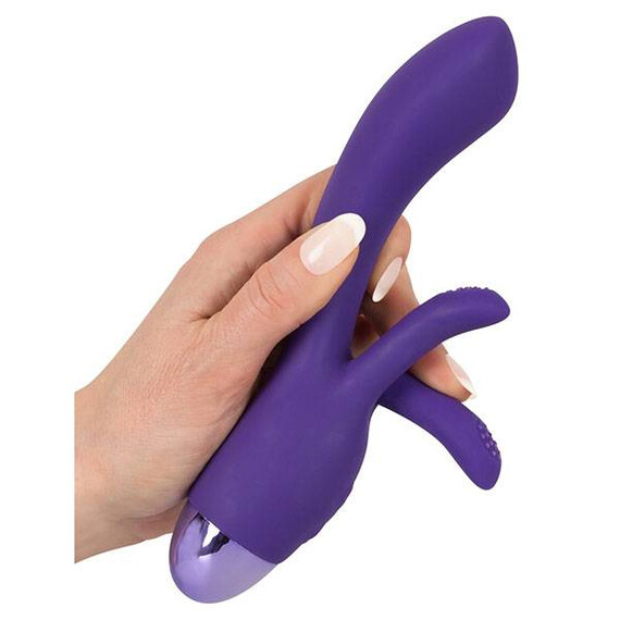 Sweet Smile rechargeable Rabbit с двоен клитор стимулатор  Hi-Tech вибратори Sweet Smile rechargeable Rabbit с двоен клитор стимулатор  Hi-Tech вибратори