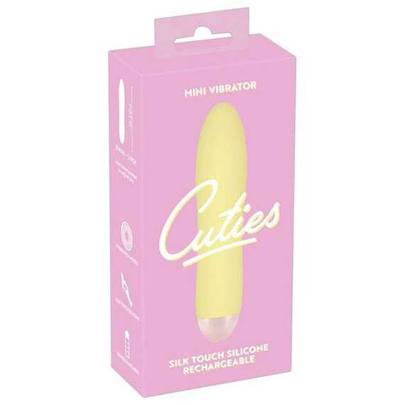 Мини вибратор Cuties Mini yellow  Вибро-стимулатори Мини вибратор Cuties Mini yellow  Вибро-стимулатори