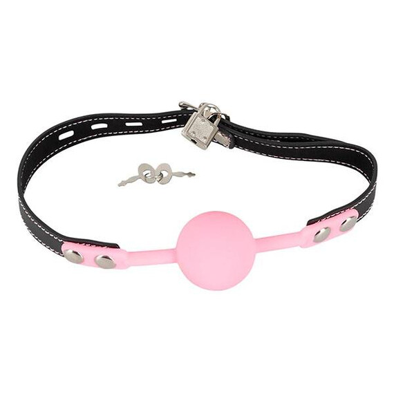 Топка за уста с катинарче Knebel Pink  Аксесоари