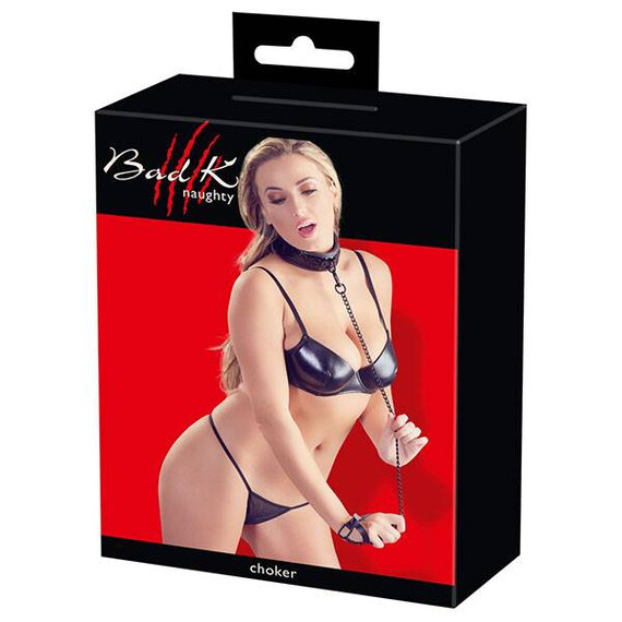 Нашийник за врат с метална верижка  Нашийници Нашийник за врат с метална верижка  Нашийници