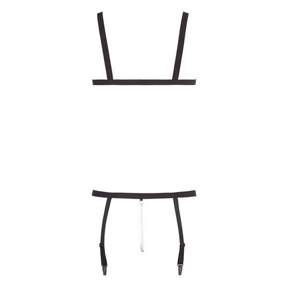 БДСМ сутиен и жартиерен колан Bad Kitty  БДСМ Бельо