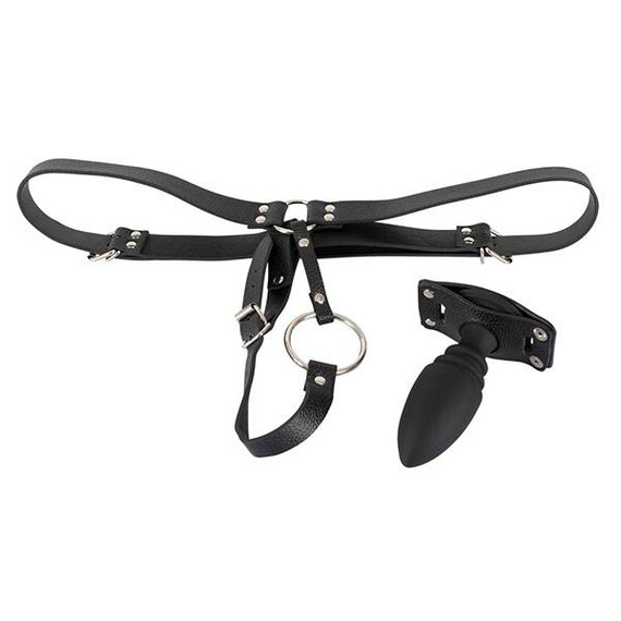 Прашки с анален разширител и пристегач  Пенис Накрайници