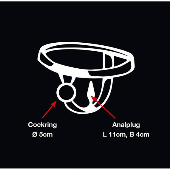 Прашки с анален разширител и пристегач  Пенис Накрайници