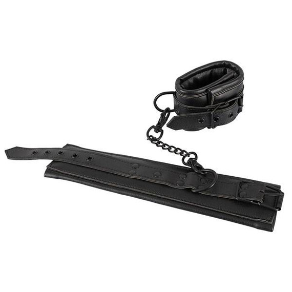 Кожени белезници Bad Kitty  Белезници