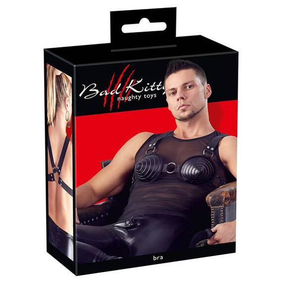 БДСМ сутиен с конуси Bad Kitty  БДСМ Бельо