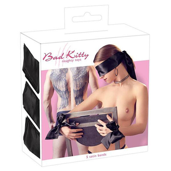 БДСМ комплект от 5 сатенени панделки  Комплекти