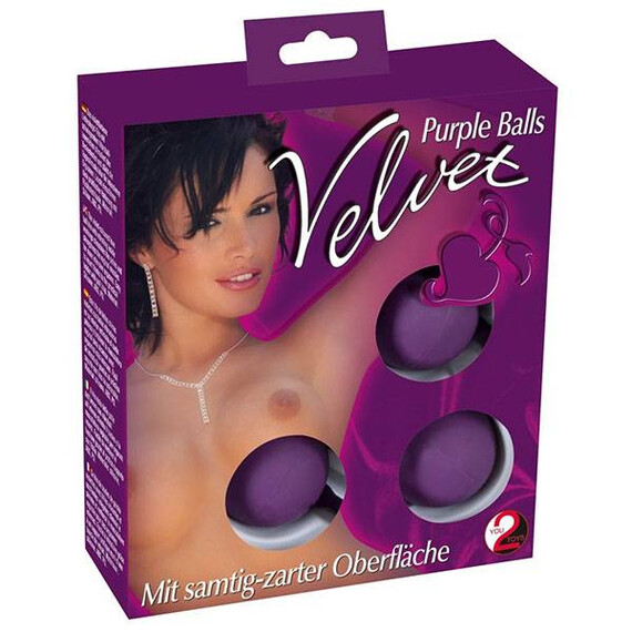 Вагинални топчета Velvet Balls purple  Grosshandel