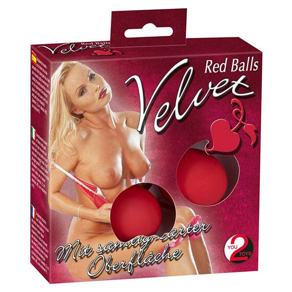 Вагинални топчета Velvet Red Balls  Grosshandel
